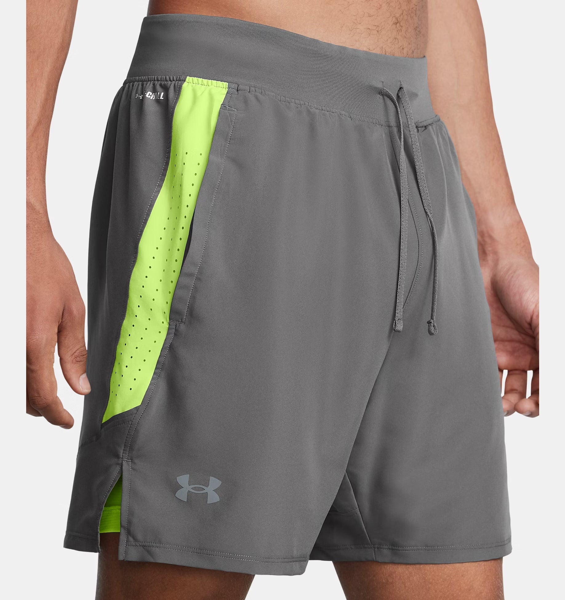 Under Armour - Iso-Chill Shorts - Grey/Volt