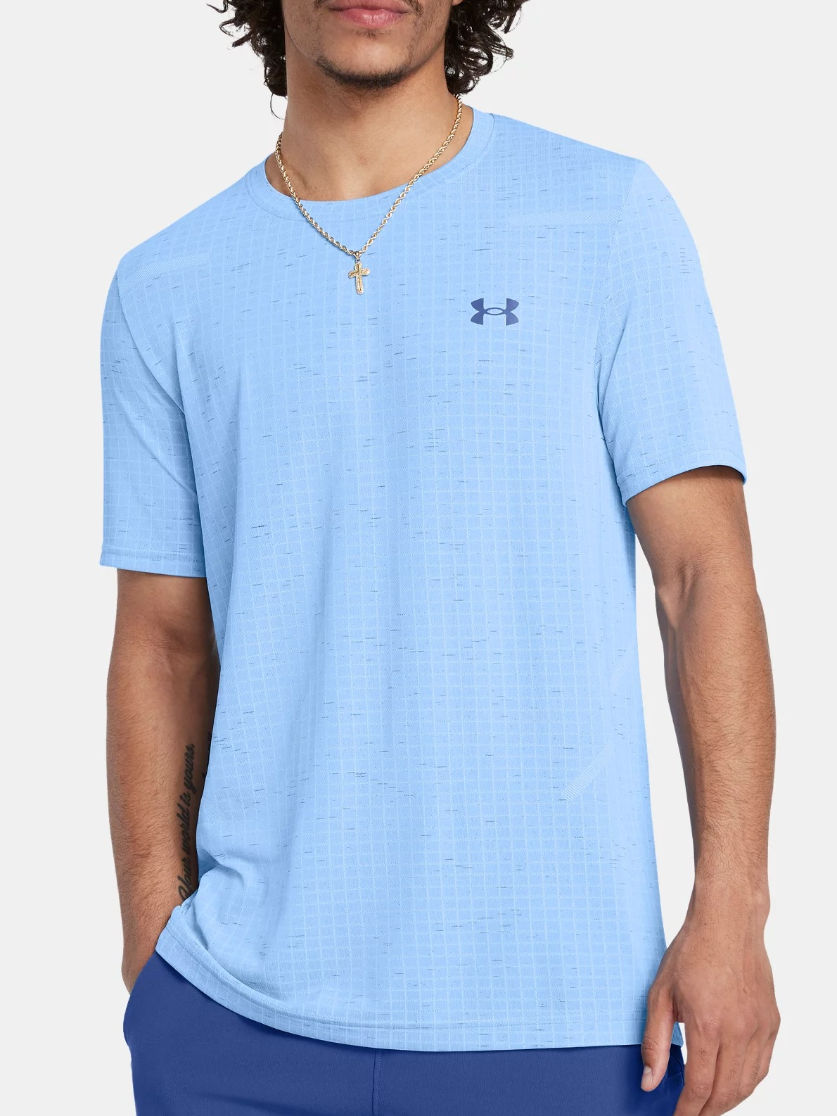 Under Armour - Grid Tee - Sky Blue