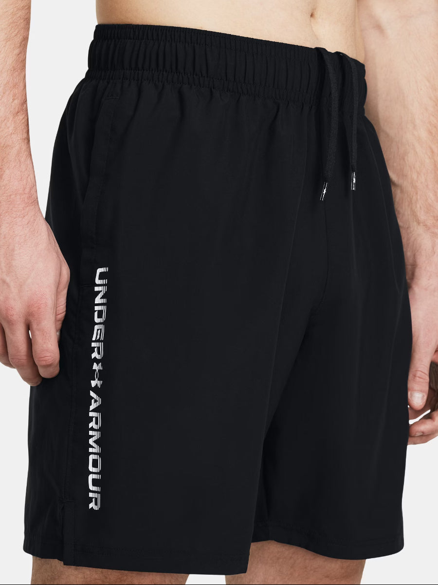 Under Armour - Wordmark Shorts - Black/White