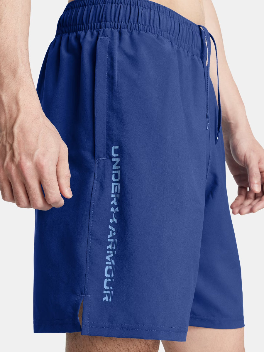 Under Armour - Wordmark Shorts - Blue