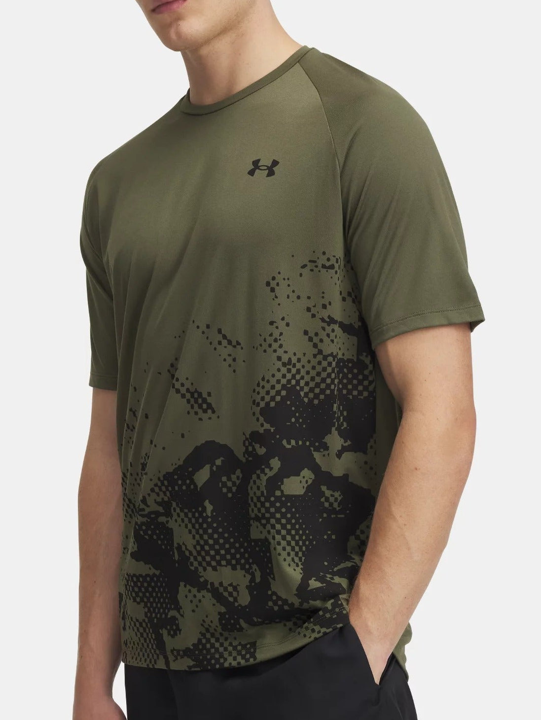 Under Armour - Graphic Fade T Shirt - Khaki