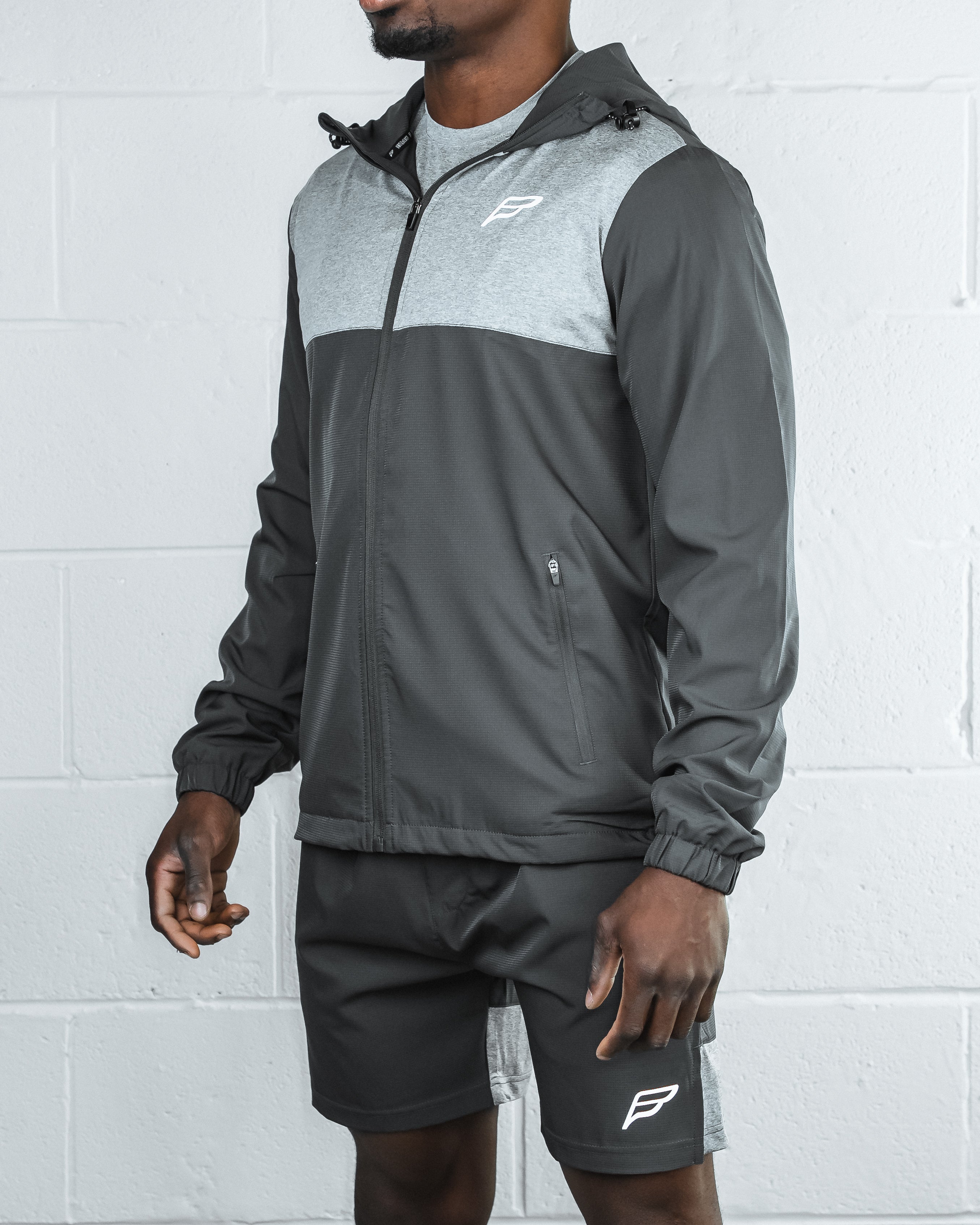 Frequency - Venture Windbreaker Three Piece - Stone Grey